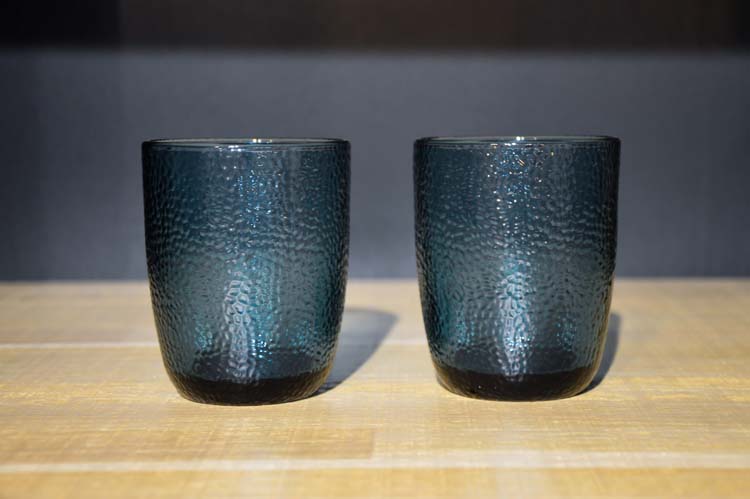 Glas Mielo blauw 29 cl - 4 stuks