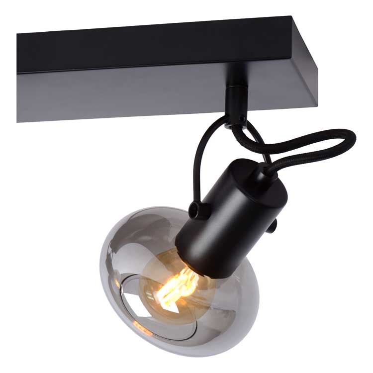 Lucide MADEE - Spot plafond à 3 spots - E14 - Noir