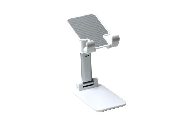 support de mobile pliable blanc