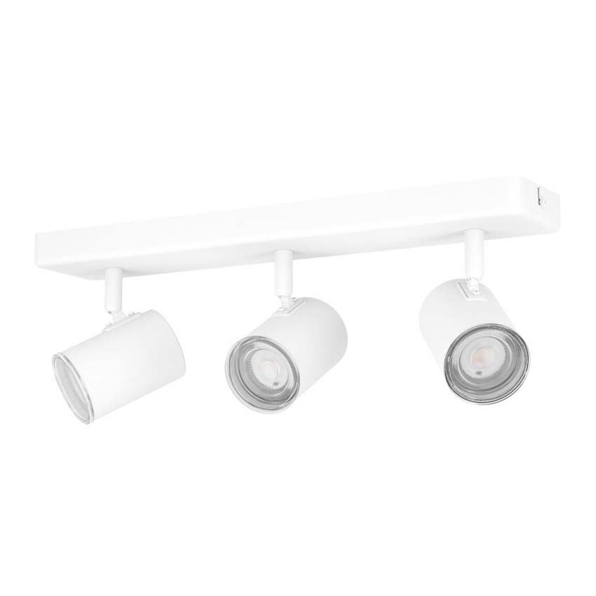 Spot en saillie - Blanc - L35xH11,5cm - Dimmable - GU10 - 3x5W - barre