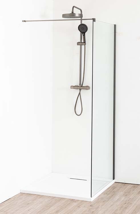 Doucheset Sophia thermostatisch gunmetal
