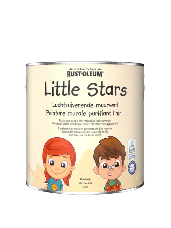 Little stars luchtzuiverende muurverf goudlokje 2.5L