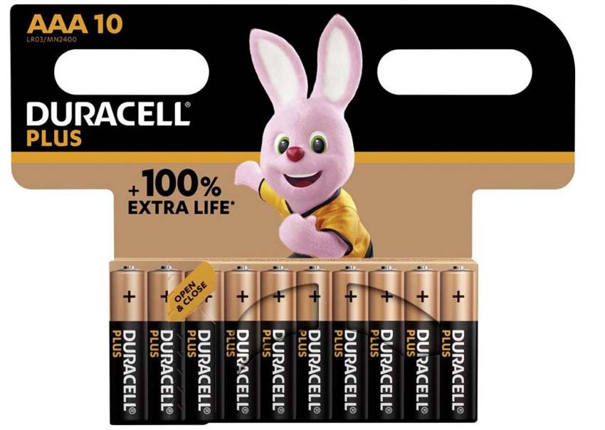 Batterij Alkaline Plus AAA 10 st