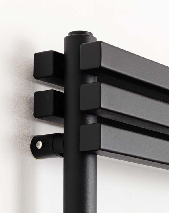 Radiateur sèche-serviettes Dania 141 x 50 cm double noir 1391 watt