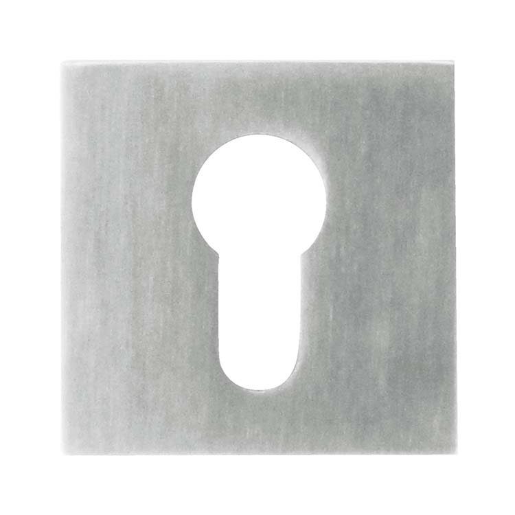 Cilinderplaatje vierkant 1/2/3 inox plus