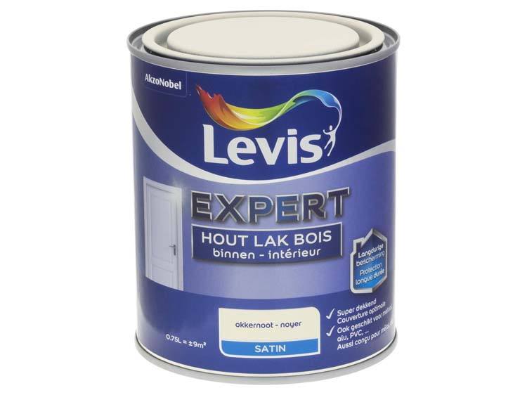 Levis Expert laque intérieur satin 0,75l noyer
