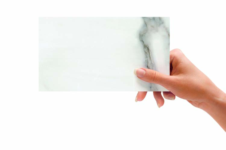 Staal wandpaneel Dumawall Trapani Gloss wit