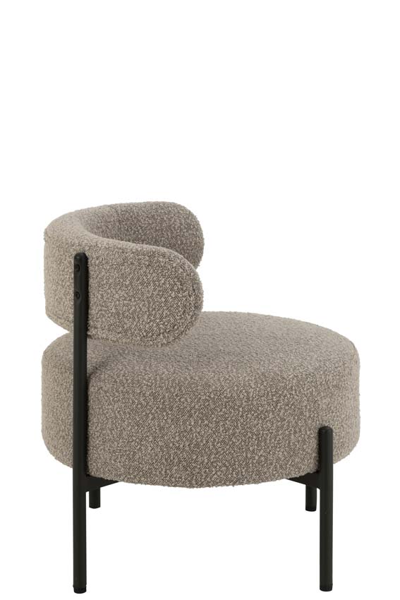 Lounge stoel Boucle grijs Lounge stoel Boucle grijs