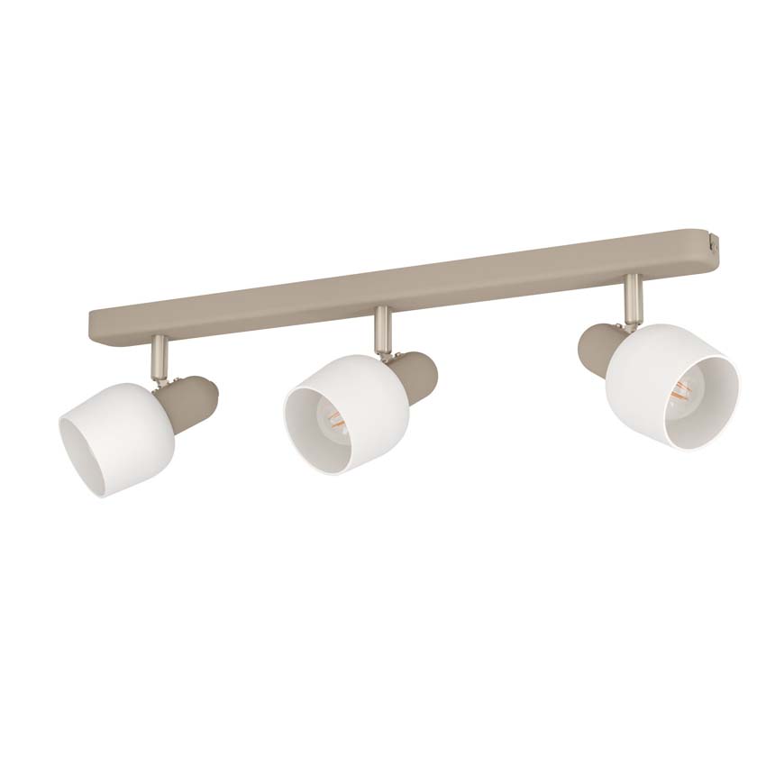 Spot en saillie - Sable - 52x12,5x15cm - Dimmable - E14 - 3x40W