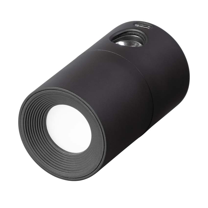 Mix&Match tête de spot type L - noir - 1.5W - 3000K - IP44 - avec aimant