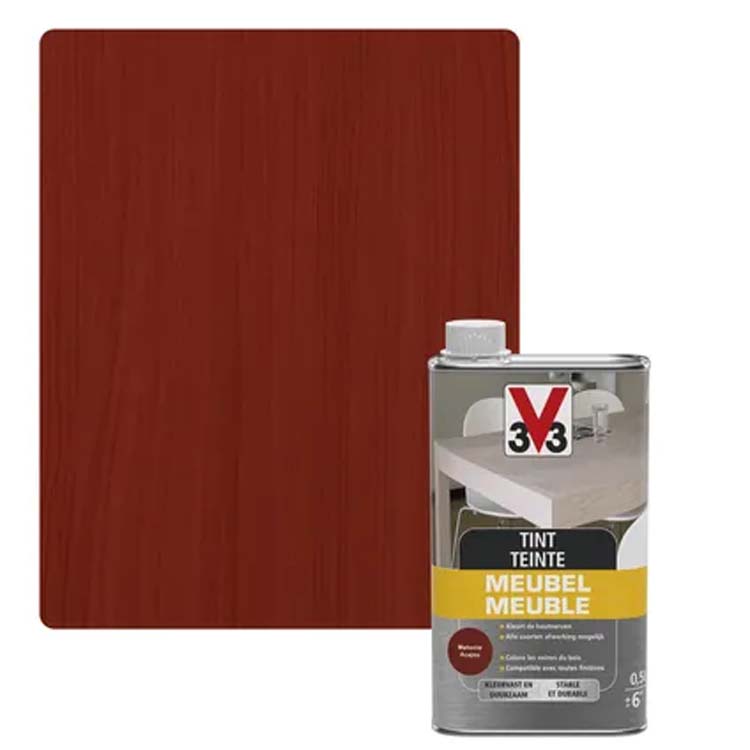 V33 meubeltint deco mat mahonie 0,5L