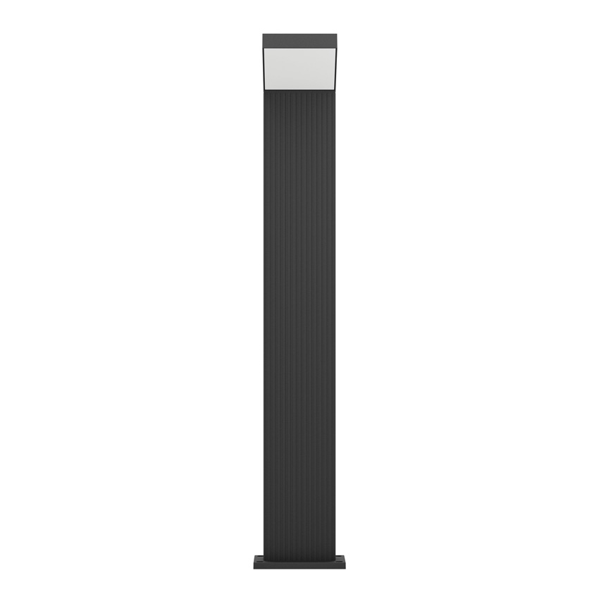 Borne extérieure - noir - 16,2x15,5x80cm - LED - 1x10W - 3000K