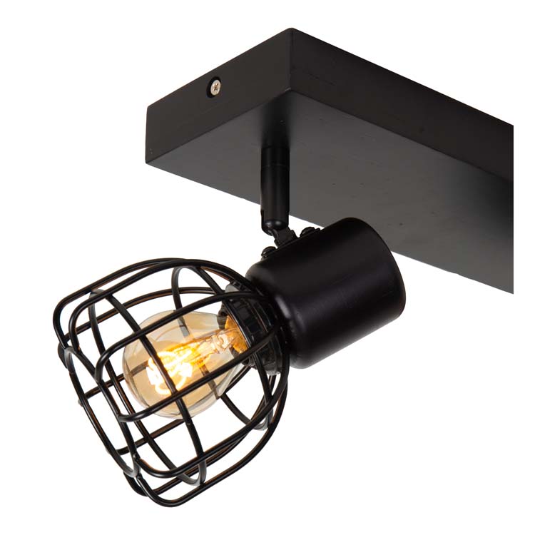 Lucide FILOX - Spot plafond - 2xE27 - Noir