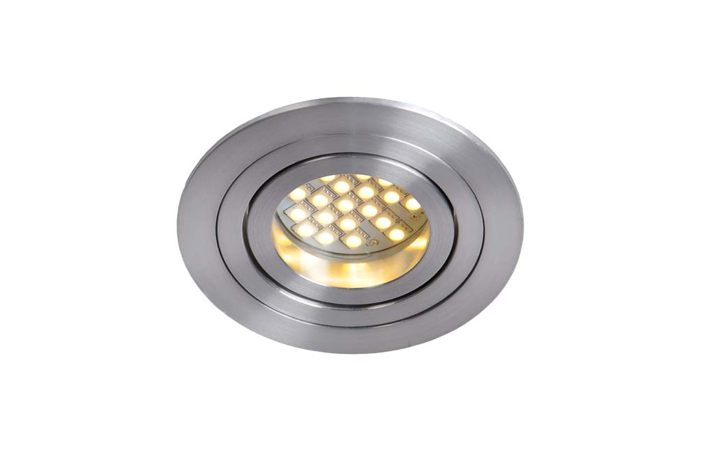 Inbouwspot rond alu 9cm diameter