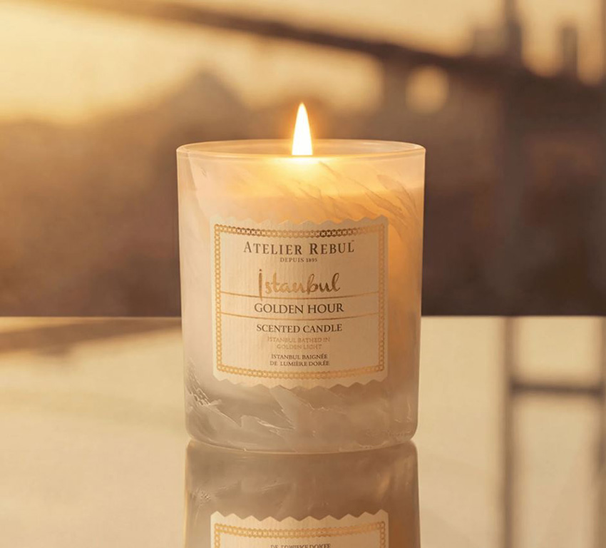 Bougie parfumée Atelier Rebul Istanbul Golden Hour 210g