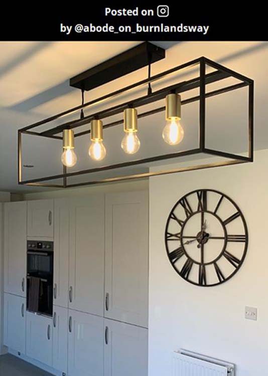 RUBEN - Suspension - 4xE27 - Noir RUBEN - Suspension - 4xE27 - Noir