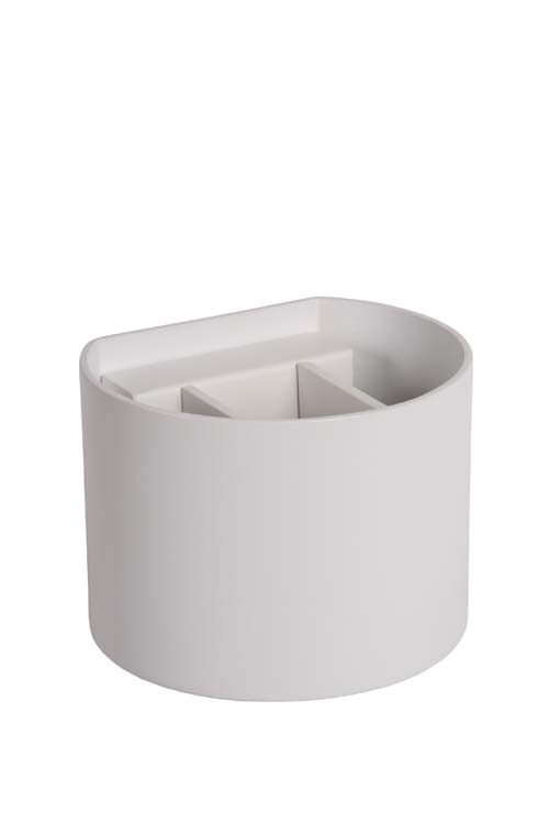 Lucide XIO - Applique murale - LED Dim. - 1x4W 2700K - Courbe - Blanc