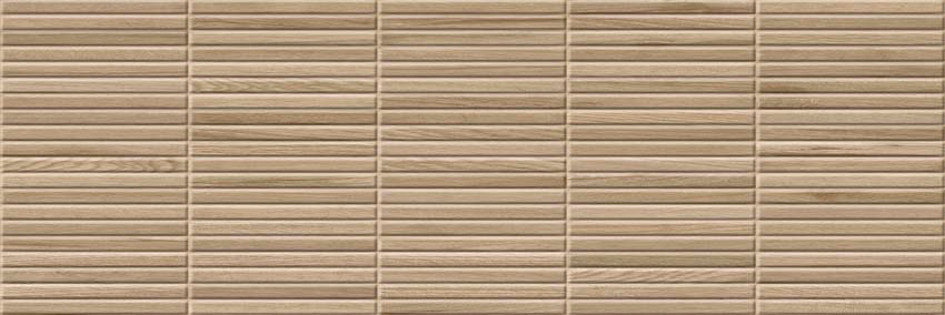 Wandtegel Tamarindo mat bruin 30x90cm