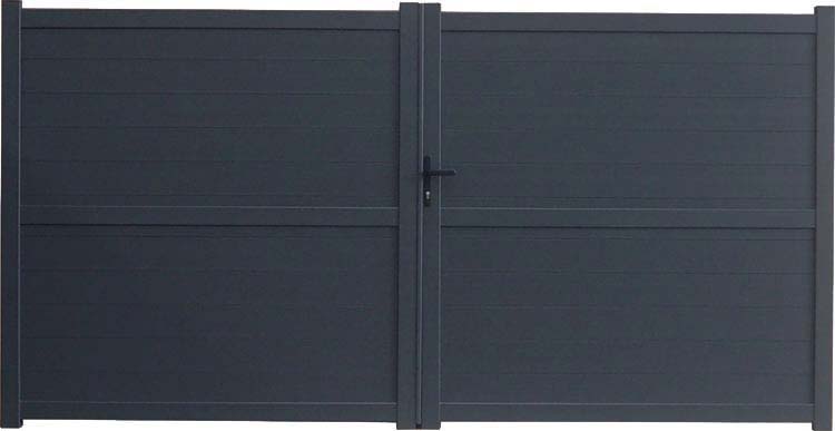 Portail battant Orlando alu anthracite 300x180cm