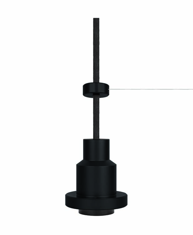 Lampe Suspendue Noir Mat Vintage E27