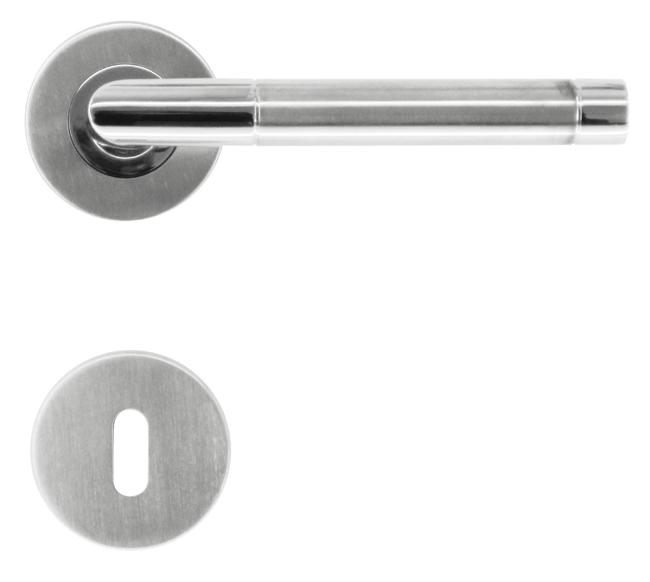 Poignée de porte pro inox plus Brienza 14cm