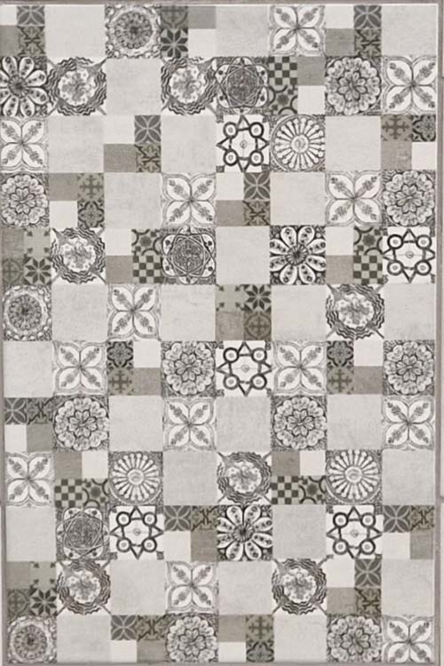 Carrelage mural Ediz décor gris 25x40cm