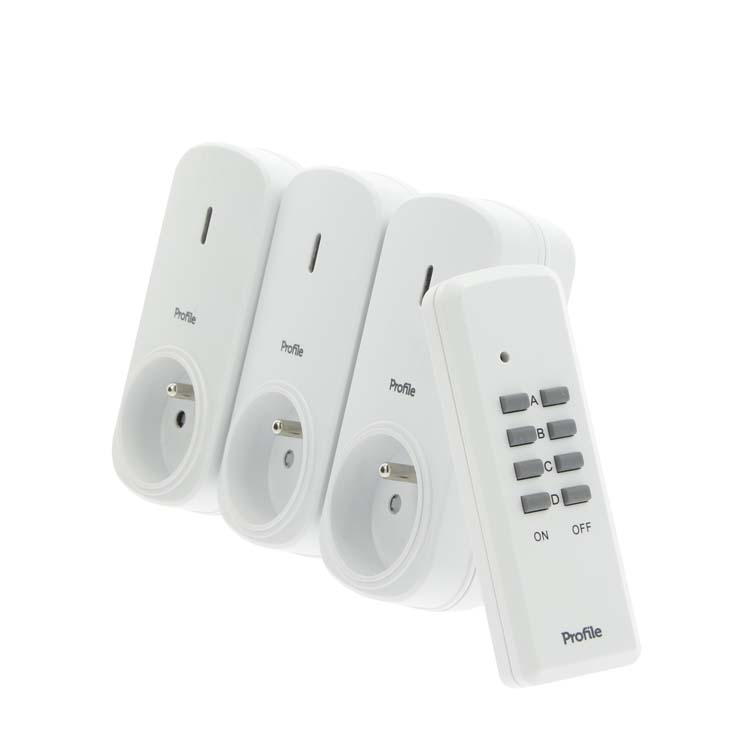 3RF Stopcontact 1000W + Afstandsbediening
