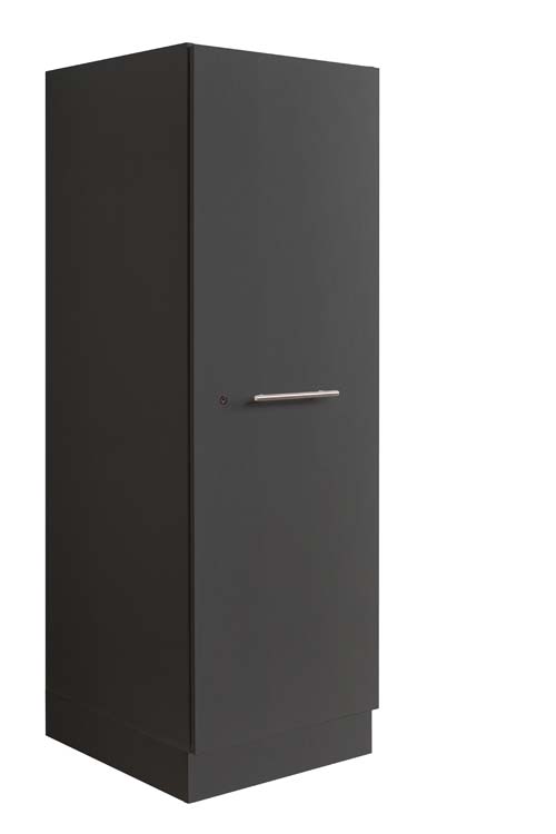 Meuble pour buanderie Decowash armoire de rangement anthracite 50x67,5x162cm