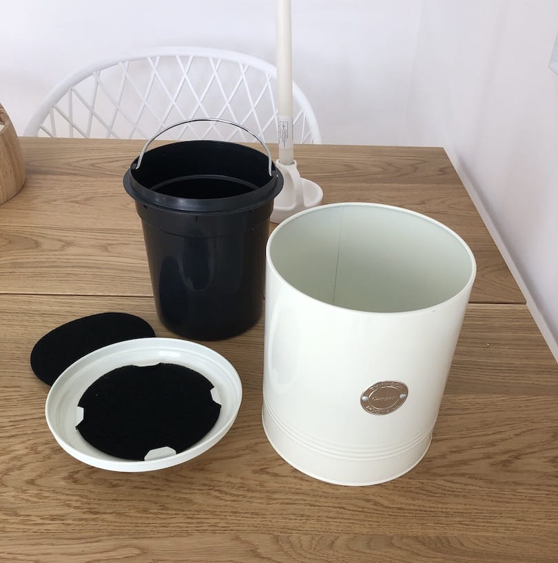 Tafelvuilbakje gebroken wit Typhoon Otto 2.5 L