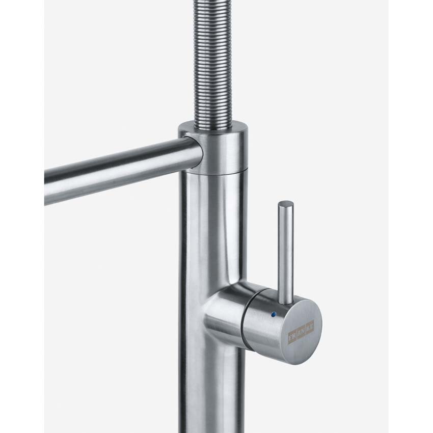 Keukenkraan Franke Pescara inox met uittrekbare uitloop