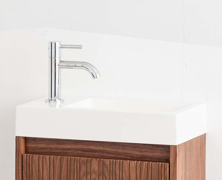 Robinet d'eau froide Miley slim chrome brillant