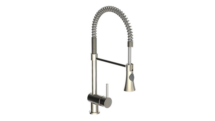 Robinet de cuisine Charlotte design inox