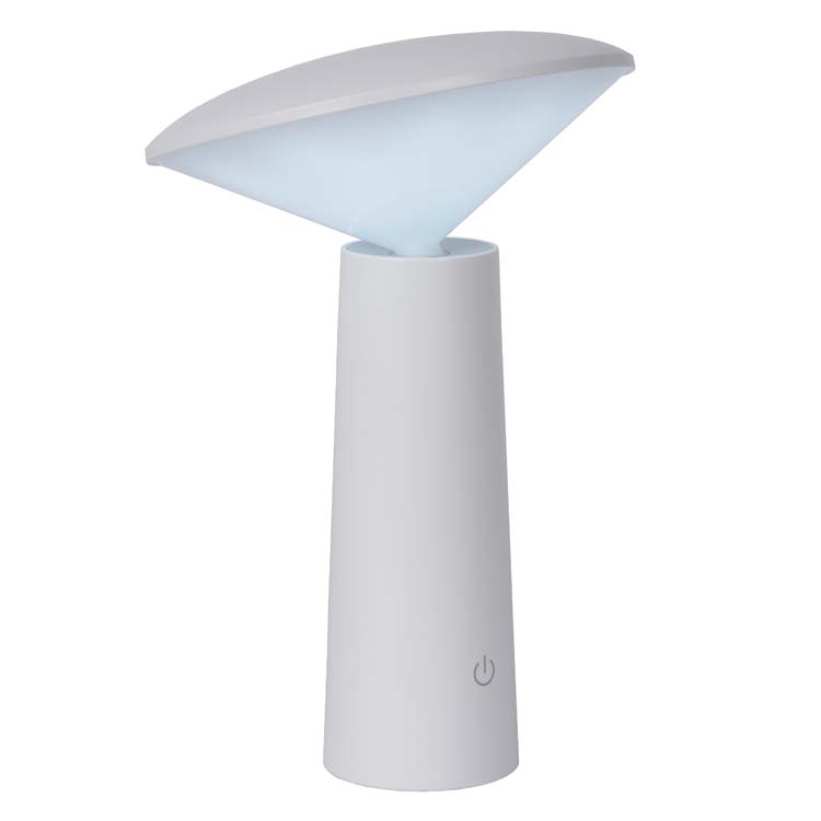 Lampe de table extérieure - blanc - Ø13,7cm - dimmable - LED - 4W - 6500K - IP44
