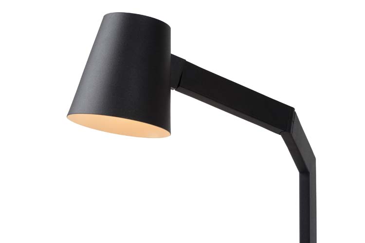 Lucide MIZUKO - Lampadaire / lampe de lecture - Ø 13 cm - E14 - Noir