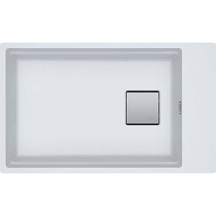 Spoelbak Franke Kubus 2.0 metaalwit 62x42cm