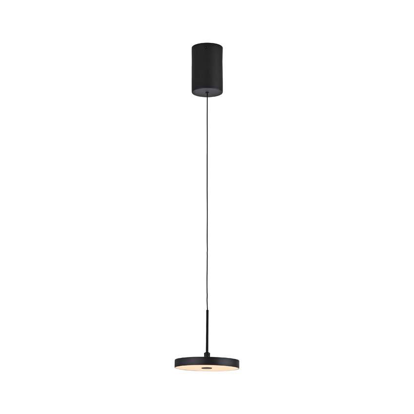 Hanglamp Easy Lift - Zwart - Ø15,2cm - Dimbaar - 1x6,8W - 3000K