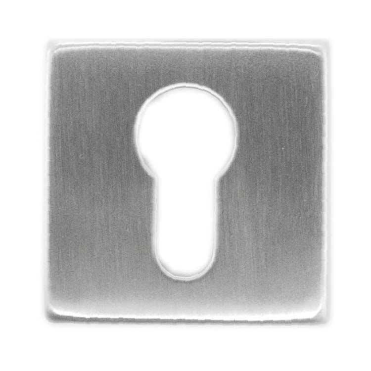Plaque cylindre carré plat inox plus