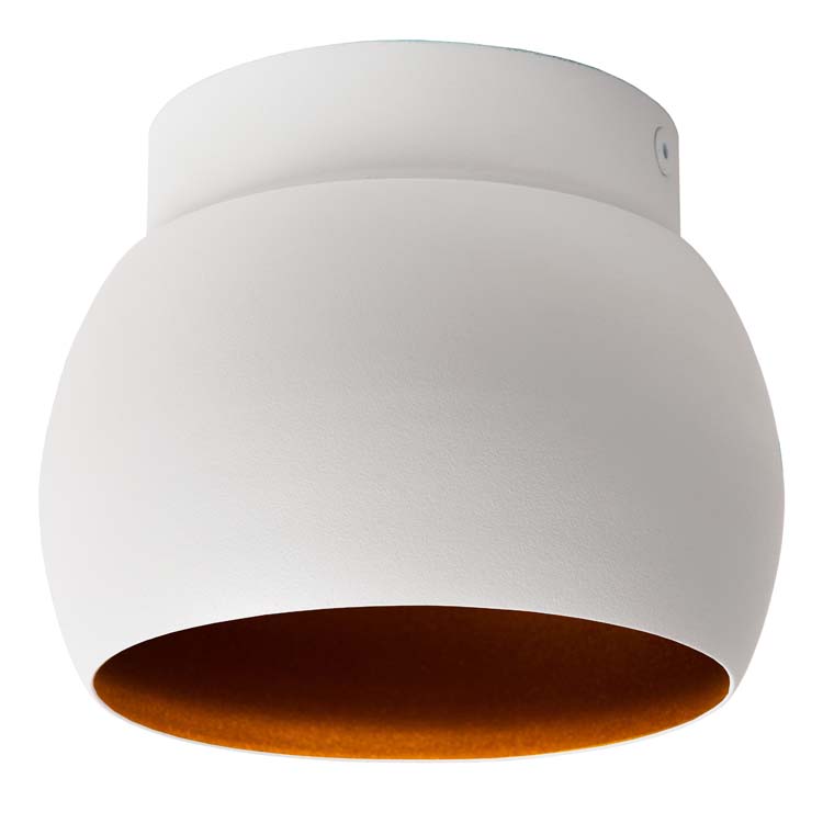 Plafondlamp - wit - Ø12,5cm - GU10 - 50W