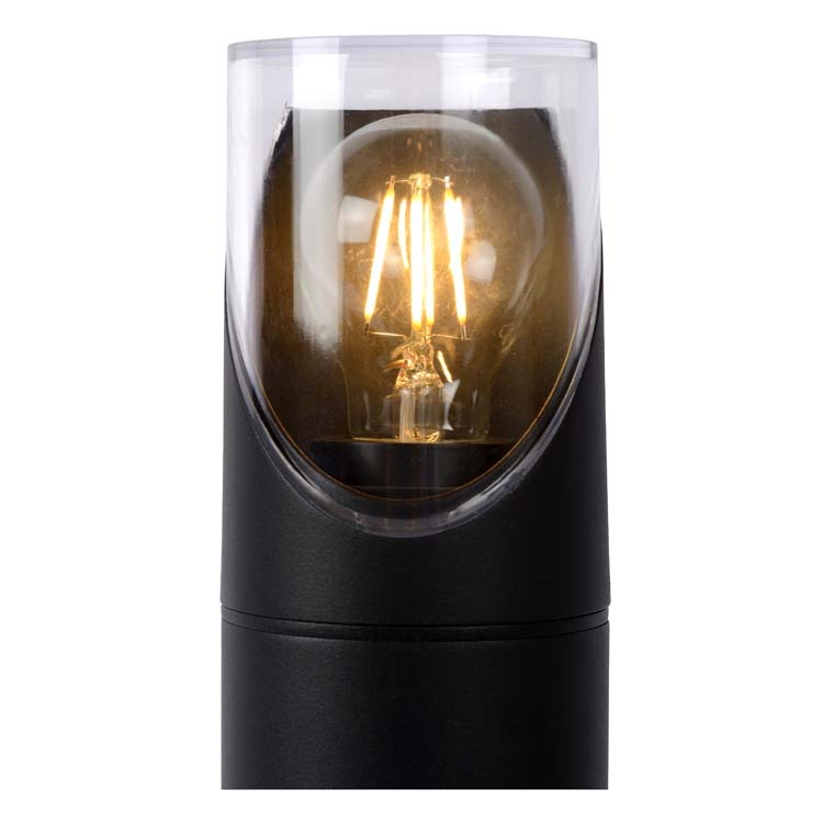 Lampe de socle extérieur noir Ø9 1xE27 15W IP65