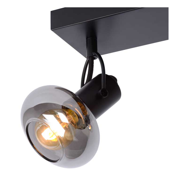 Lucide MADEE - Spot plafond à 3 spots - E14 - Noir