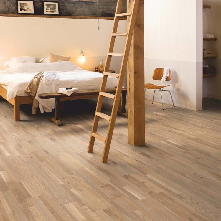 Échantillon Quick-Step parquet variano Chêne champagne brut huilé