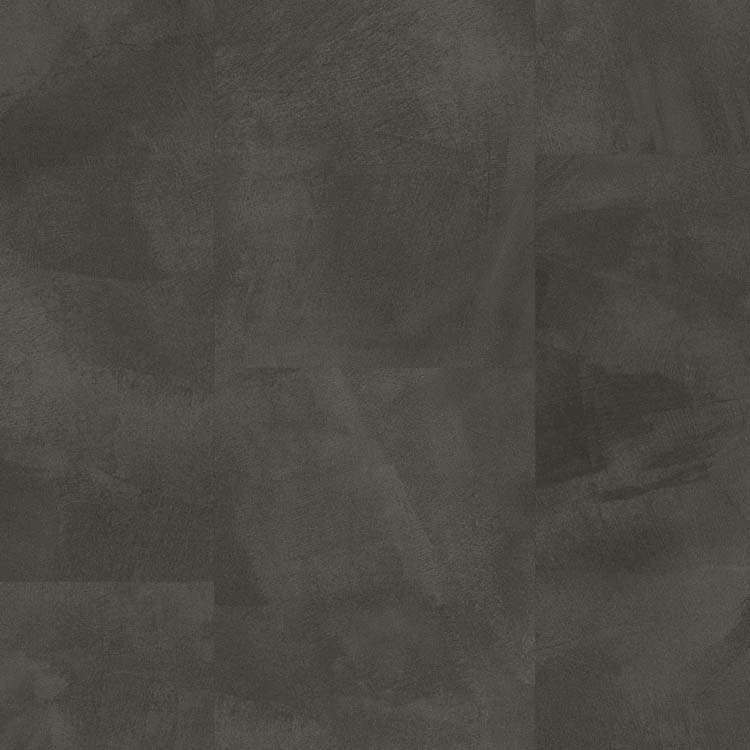Sol vinyle Quick-Step Illume dalle 6mm graphite doux gris foncé 85,6x42,8cm avec sous-couche