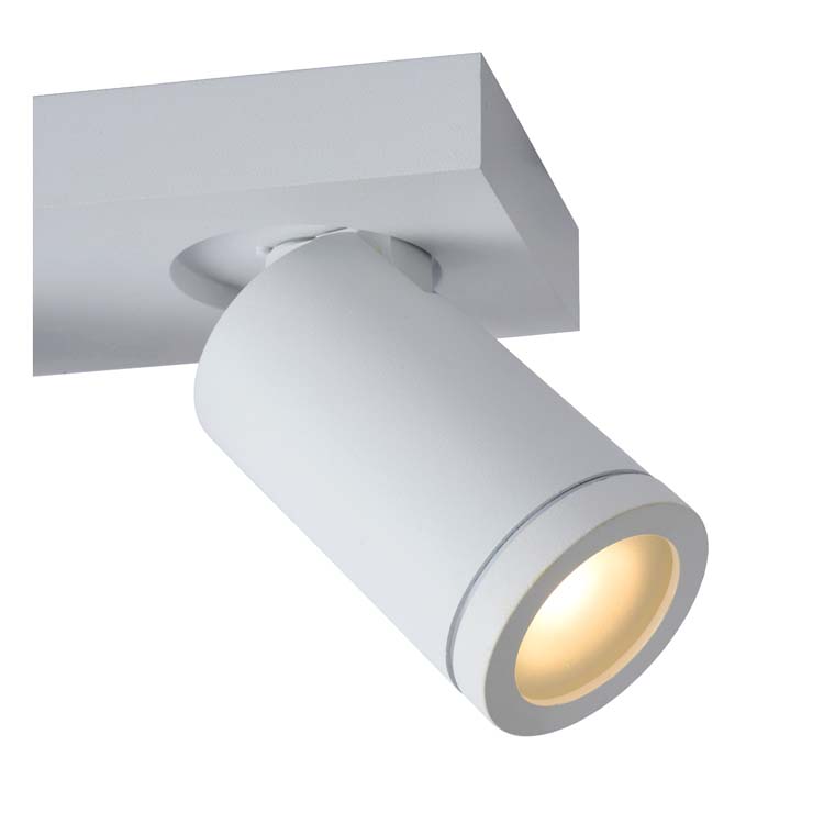 Plafonnier - blanc - 2xGU10 - 5W - IP44