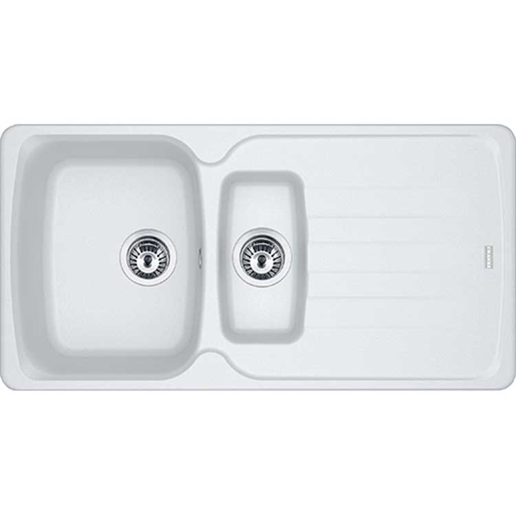 Évier Franke Antea blanc metallisé 1,5 bac 97x50cm