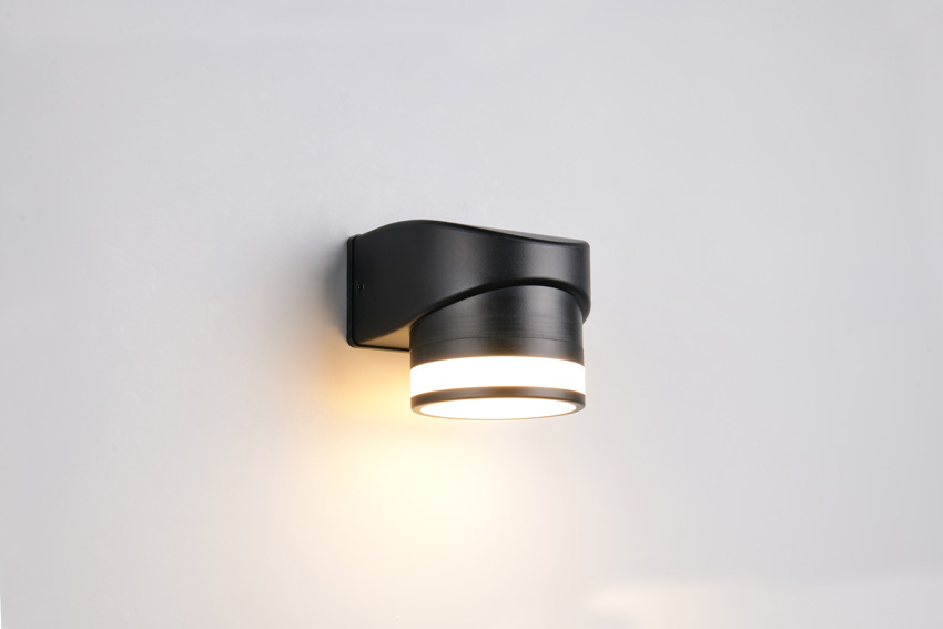 Wandlamp - mat zwart - 10,5x10x12cm - dimbaar - GX53 - 1x10W - 4000K