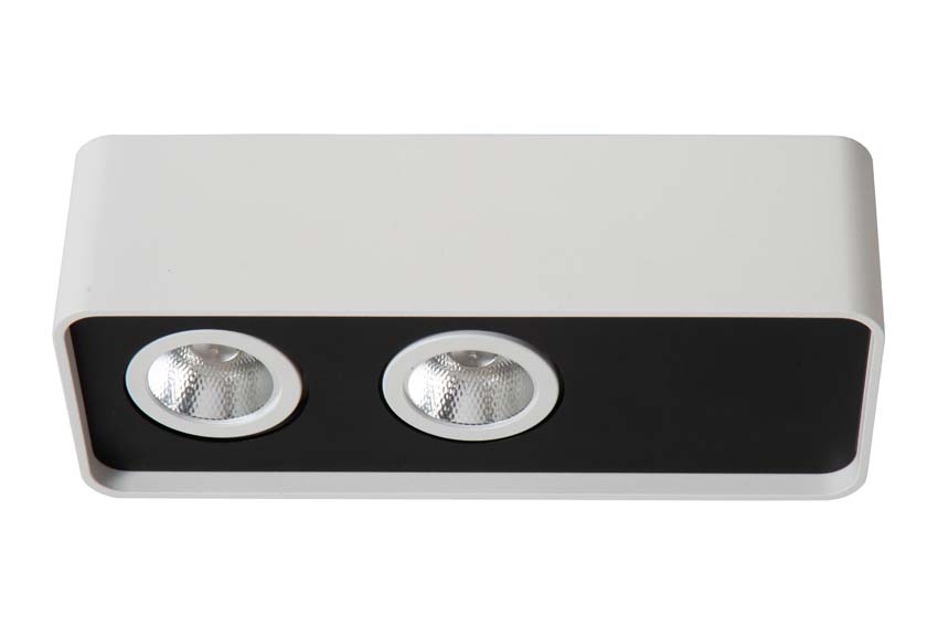 Lucide Premium Angular - Spot plafond - 2xLED Dim. - Blanc Lucide Premium Angular - Spot plafond - 2xLED Dim. - Blanc
