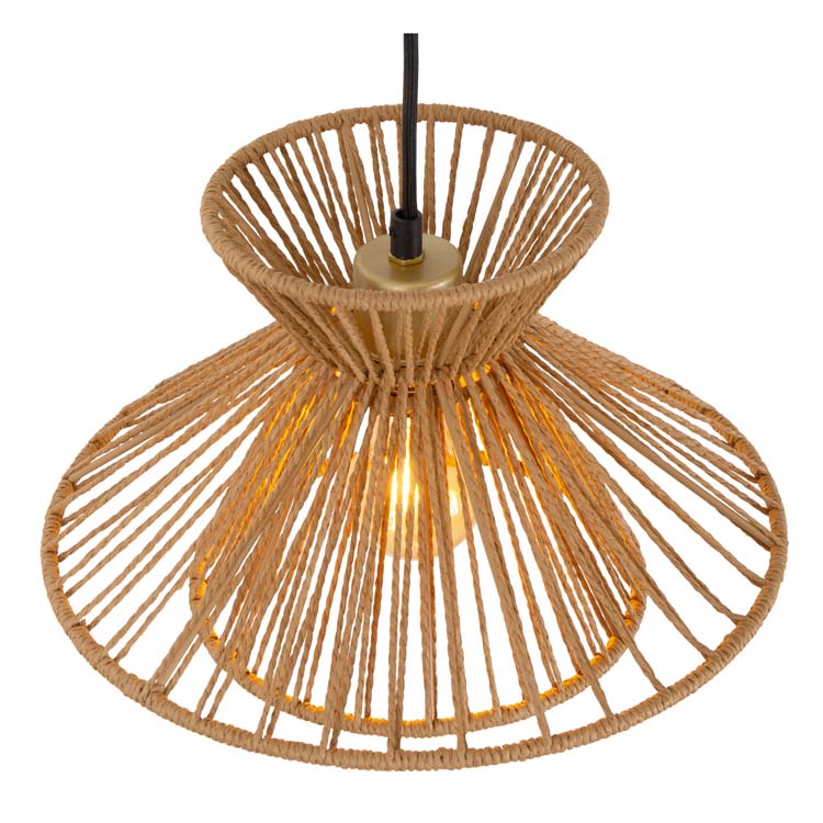 Lucide TASMAN - Suspension - 3xE27 - Naturel