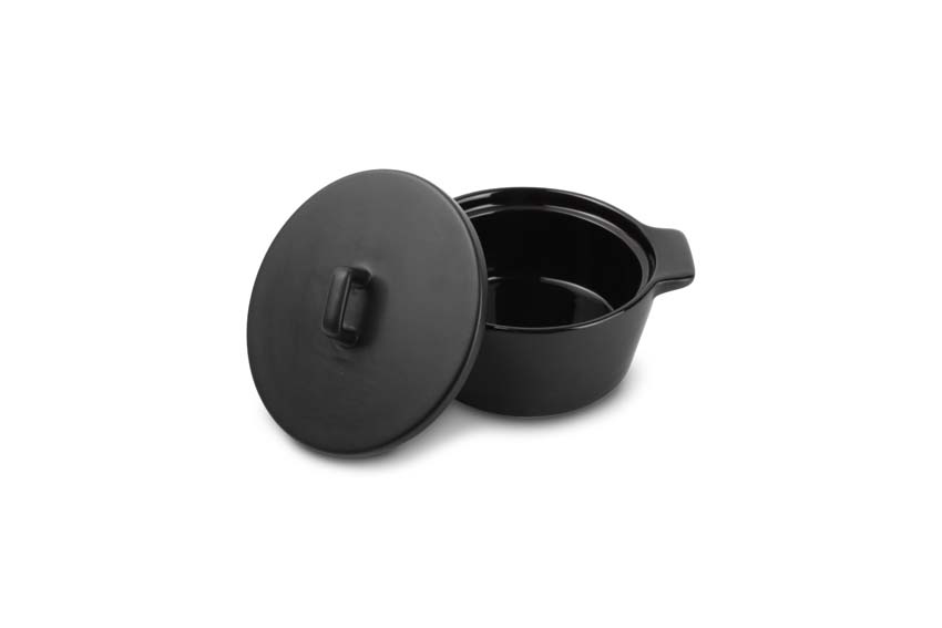 Ovenschaal Ardo zwart Ø10x5,5cm