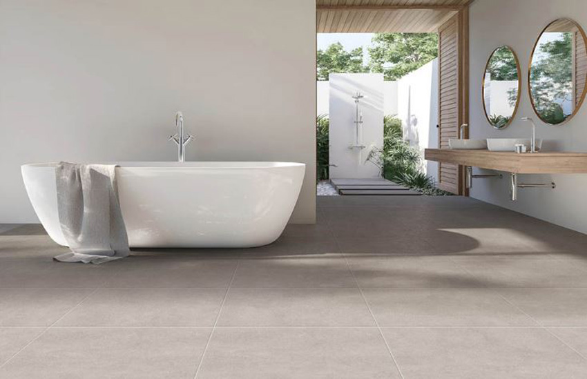 Carrelage de sol et mural Todra taupe 80x80cm