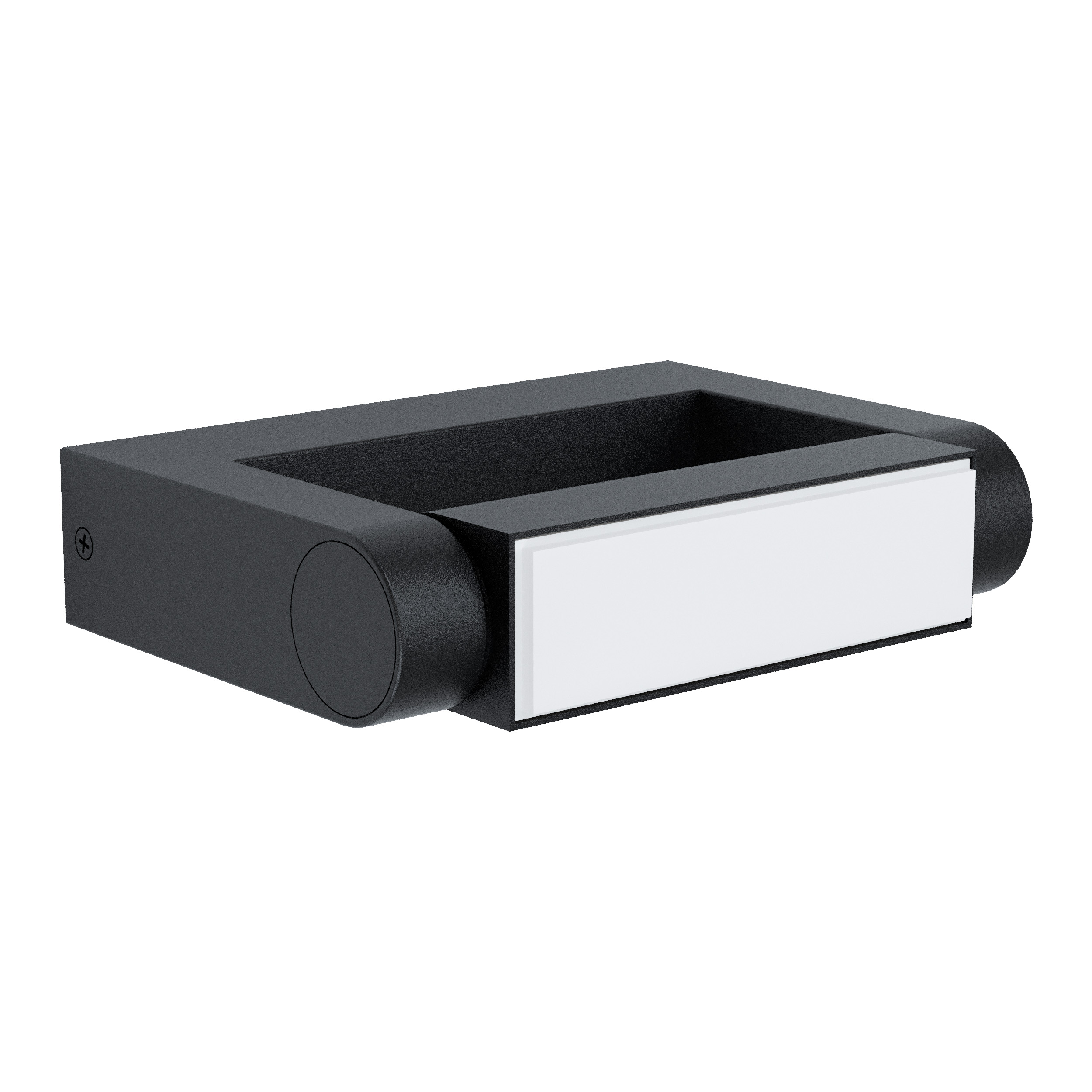 Luminaire extérieur LED Applique murale noire 4.8W 500Lm tournable